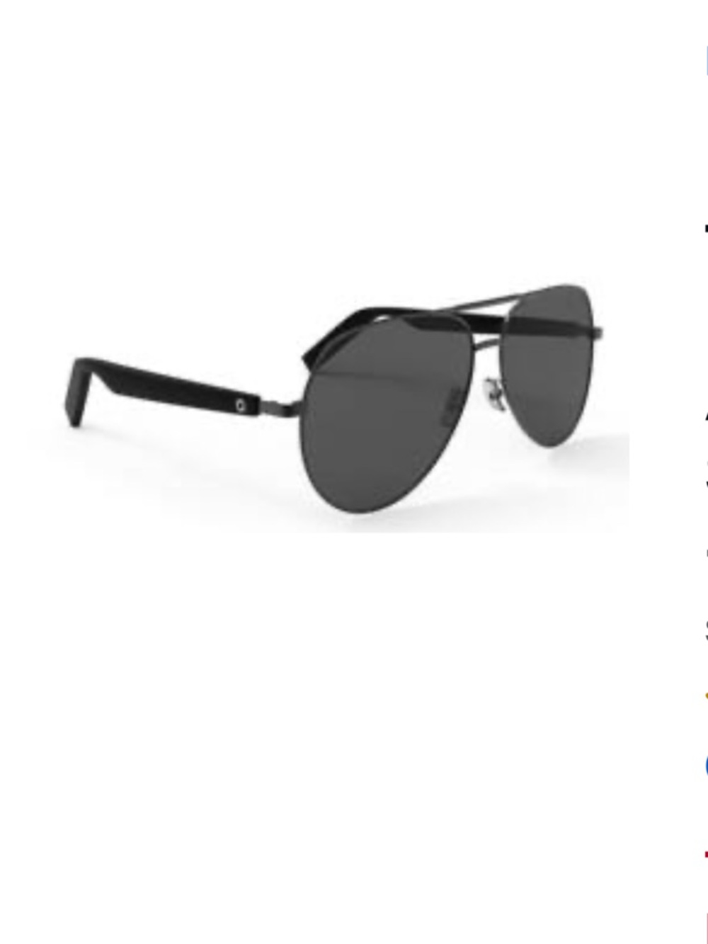 Lucyd Lyte Titanium Bluetooth Audio Sunglasses - Antimatter Men’s